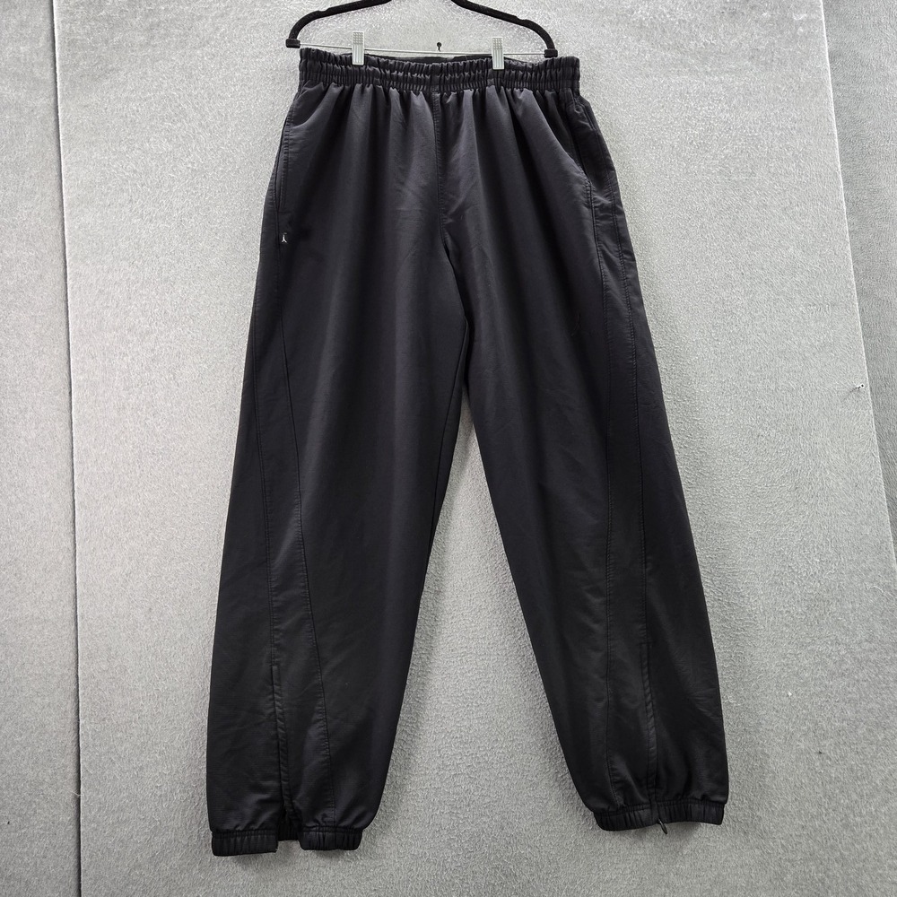 Jordan Men Activewear Pants XXL‎ Black Y2K Jogger Track 32" Inseam Logo
